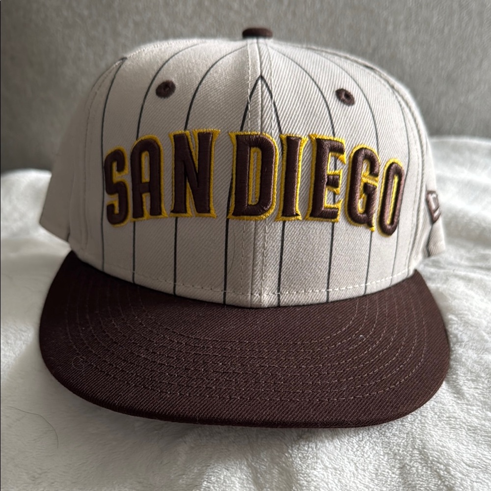 San Diego Padres Baseball Cap - Brown and Cream